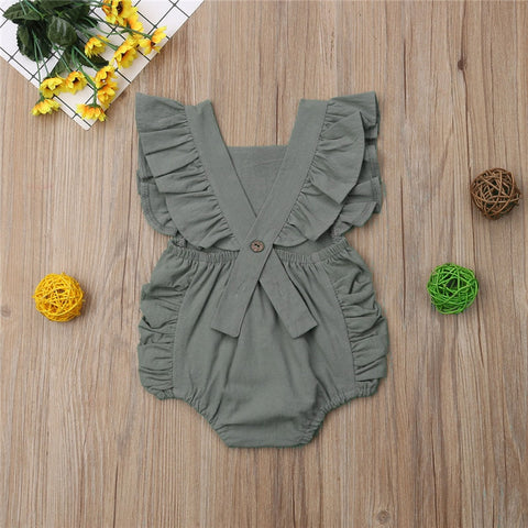 Newborn Ruffled Romper