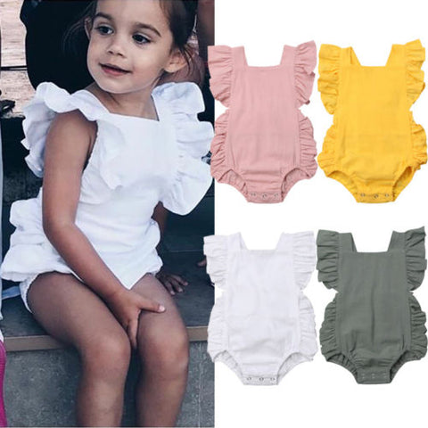 Newborn Ruffled Romper