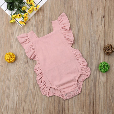 Newborn Ruffled Romper