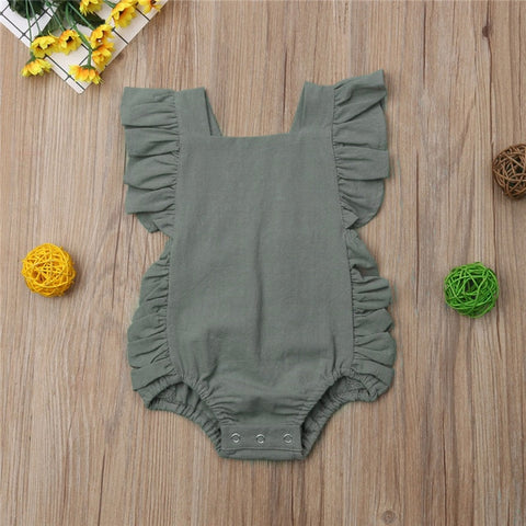 Newborn Ruffled Romper