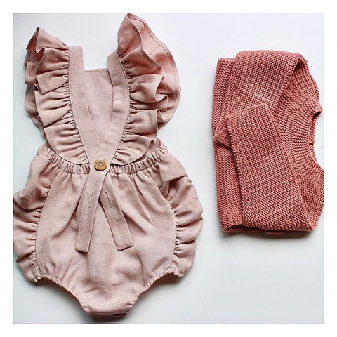Newborn Ruffled Romper