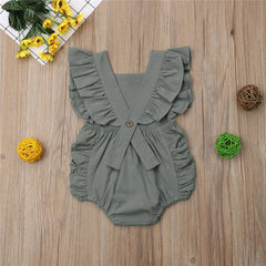 Newborn Ruffled  Romper