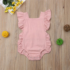 Newborn Ruffled  Romper