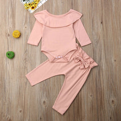 2PCS Girls Toddler Ruffle