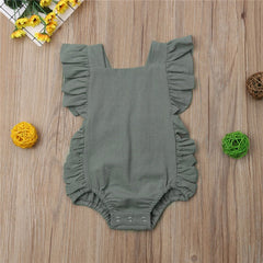 Newborn Ruffled  Romper