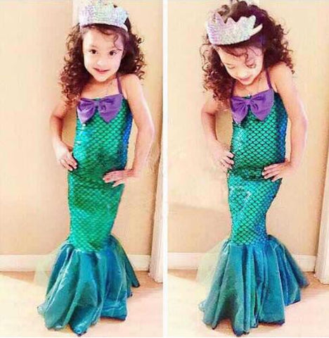 Green Mermaid Tail Dresses