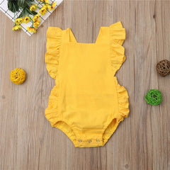 Newborn Ruffled  Romper