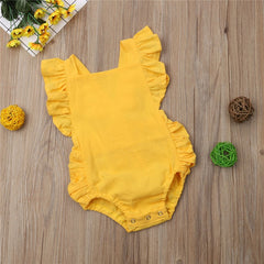 Newborn Ruffled  Romper