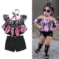 Girl Outfit Suit Children Clothing Tracksuit For Girls Suit