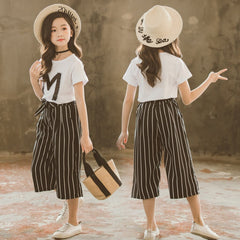 Stripe Capri Pants 3-13 Years