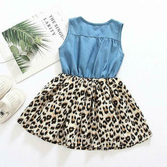 Sleeveless Leopard Print