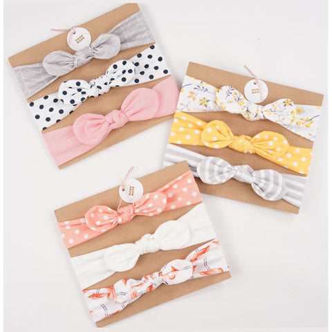 3pcs/set Baby Headband Girls Hair Accessories Cotton Rabbit Ear