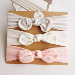 3pcs/set Baby Headband Girls Hair Accessories Cotton Rabbit Ear