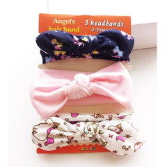 3pcs/set Baby Headband Girls Hair Accessories Cotton Rabbit Ear