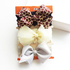 3pcs/set Baby Headband Girls Hair Accessories Cotton Rabbit Ear