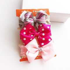 3pcs/set Baby Headband Girls Hair Accessories Cotton Rabbit Ear