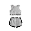 Toddler Kids Baby Girl Clothes Tops Crop Shorts set