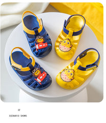 Toddler Princess Kids Shoes Breathable PVC Flats Sandal