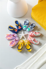 Toddler Princess Kids Shoes Breathable PVC Flats Sandal