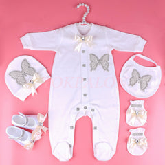 princess pearl crown with bow bodysuit Pajamas