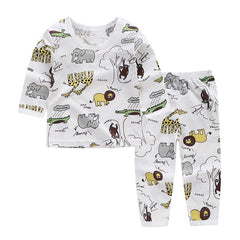 Boys & Girls Sleepwear Suits Kids Long Sleeves