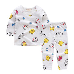 Boys & Girls Sleepwear Suits Kids Long Sleeves