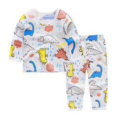 Boys & Girls Sleepwear Suits Kids Long Sleeves