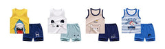 T Shirts & Shorts Pants Baby Boys & Girls Casual Outfits