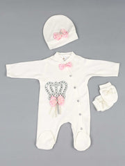 Baby rompers girls and boys 3 pcs