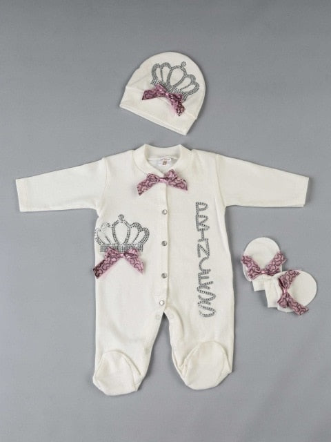 Baby rompers girls and boys 3 pcs