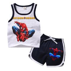 Elsa clothing sets top+pant casual clothes boys Mickey sport suits