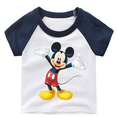 Elsa clothing sets top+pant casual clothes boys Mickey sport suits