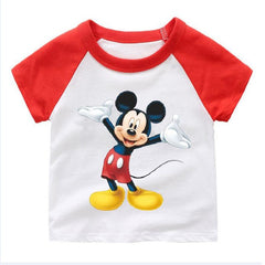 Elsa clothing sets top+pant casual clothes boys Mickey sport suits