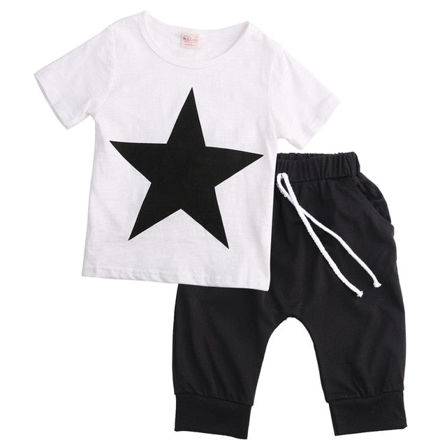 Star T-shirt  2pcs Outfits