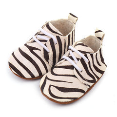 Genuine Leather Baby shoes Leopard print Baby Girls Soft shoes