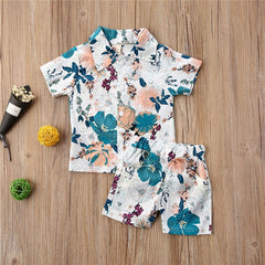 Floral Print 2Pcs Outfit