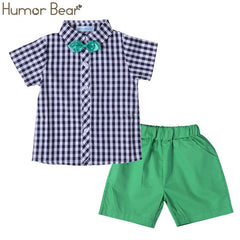 Stripe Colorful T-Shirt + Pants 2Pcs Boys Set