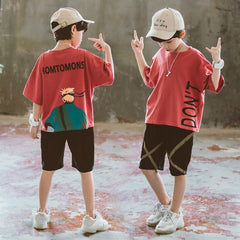 Boy's T-shirt Short Sleeve & Pants Set