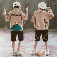 Boy's T-shirt Short Sleeve & Pants Set