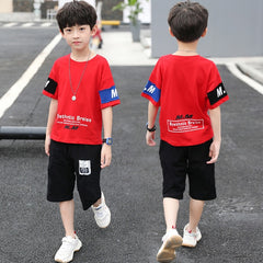 Boy's T-shirt Short Sleeve & Pants Set