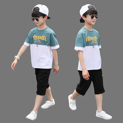 Boy's T-shirt Short Sleeve & Pants Set