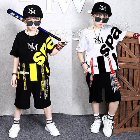 boy Casual short sleeve tshirts harem pants