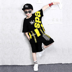 boy Casual short sleeve tshirts harem pants