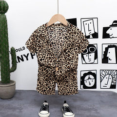 Leopard Print boys Suit