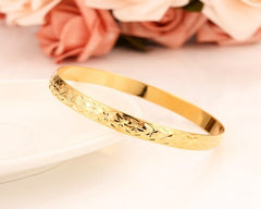 4pcs dubai gold Bangle Child