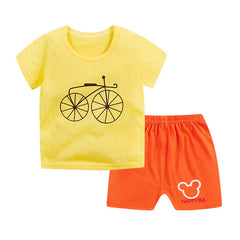 hot sale baby gilrs clothes quality cotton kids clothes set